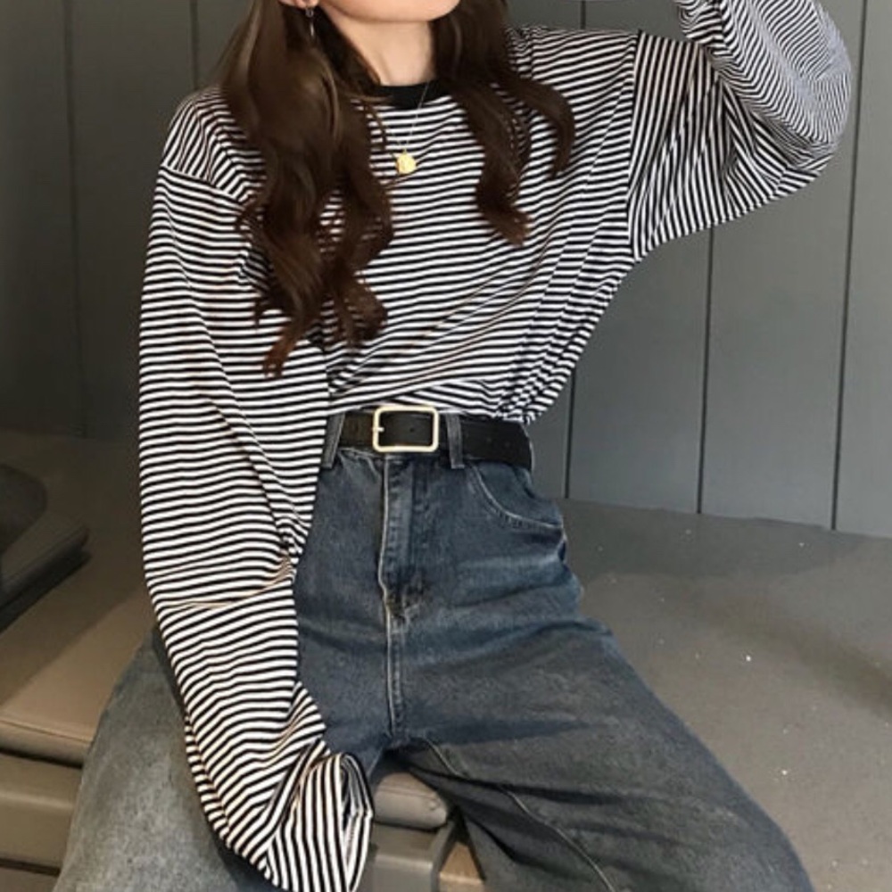 Stripe Long Sleeves Shirt
